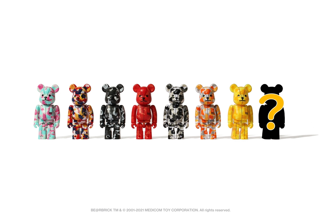 A BATHING APE 28周年 × BE@RBRICK “BAPE CAMO #3” が8/7 発売 (ア ベイシング エイプ ベアブリック)