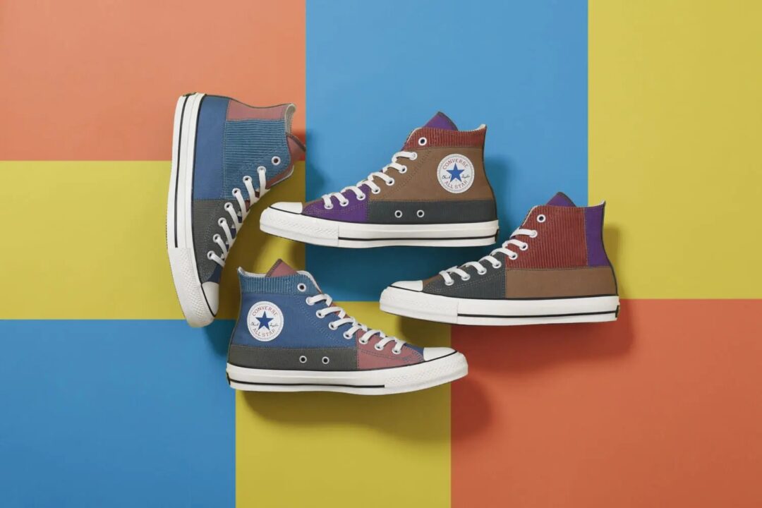 8月発売！コンバースから キャンバスとコーデュロイ素材をパッチワークした CONVERSE ALL STAR 100 PATCHWORK HI (オールスター 100 パッチワーク HI)