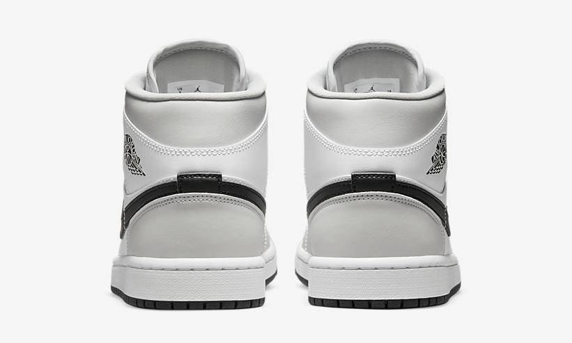 【国内 9/18 発売】ナイキ エア ジョーダン 1 ミッド “ホワイト/ライトスモークグレー/ブラック” (NIKE AIR JORDAN 1 MID “White/Light Smoke Grey/Black”) [BQ6472-015]