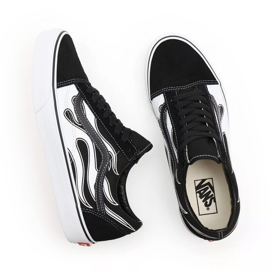 8/6 発売！VANS “FLAME Black/White PACK” OLD SKOOL/CLASSIC SLIP-ON (バンズ “フレイム ブラック/ホワイト パック” オールドスクール/クラシックスリッポン)