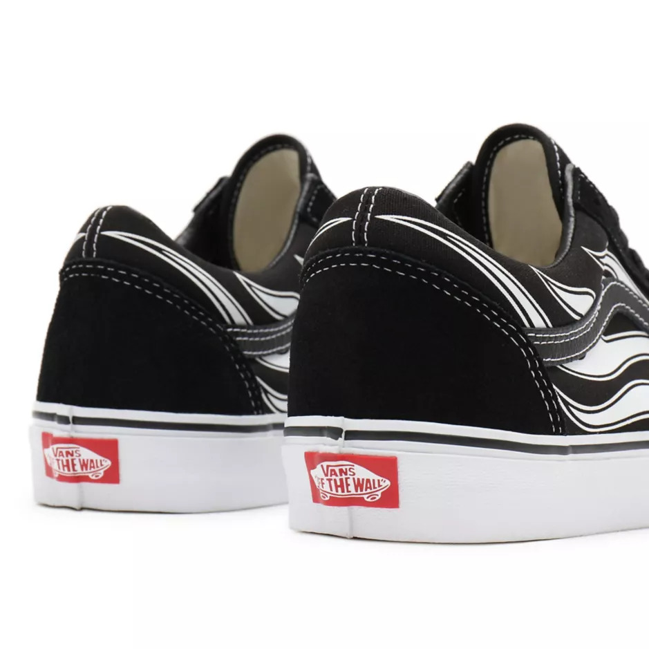 8/6 発売！VANS “FLAME Black/White PACK” OLD SKOOL/CLASSIC SLIP-ON (バンズ “フレイム ブラック/ホワイト パック” オールドスクール/クラシックスリッポン)