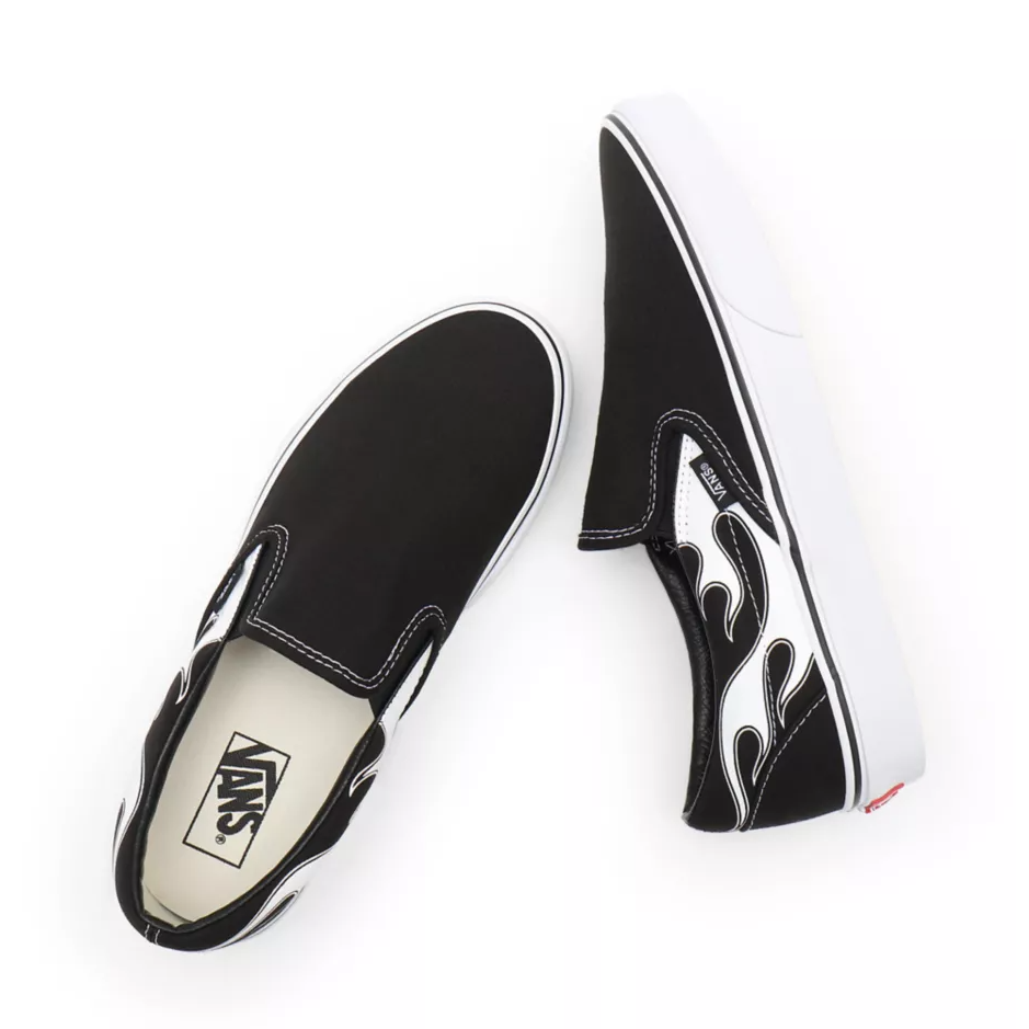 8/6 発売！VANS “FLAME Black/White PACK” OLD SKOOL/CLASSIC SLIP-ON (バンズ “フレイム ブラック/ホワイト パック” オールドスクール/クラシックスリッポン)