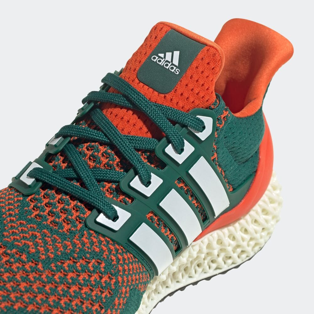 【国内 8/5 発売】adidas ULTRA 4D “Miami Hurricanes” (アディダス ウルトラ 4D “マイアミ ハリケーンズ”) [Q46439]