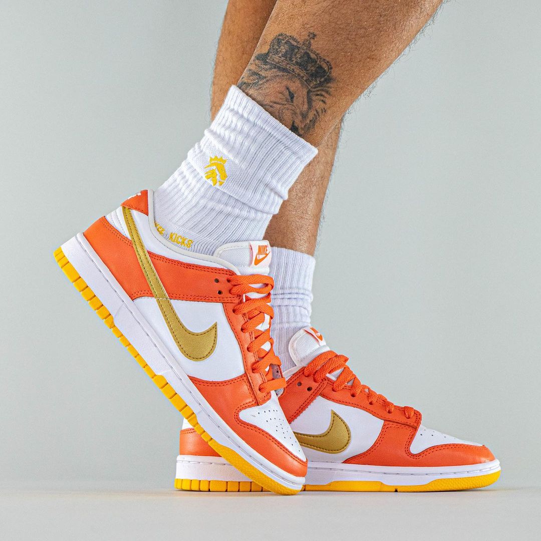 海外 11/27 発売予定！ナイキ ウィメンズ ダンク ロー “ユニバーシティゴールド” (NIKE WMNS DUNK LOW “University Gold”) [DQ4690-800]