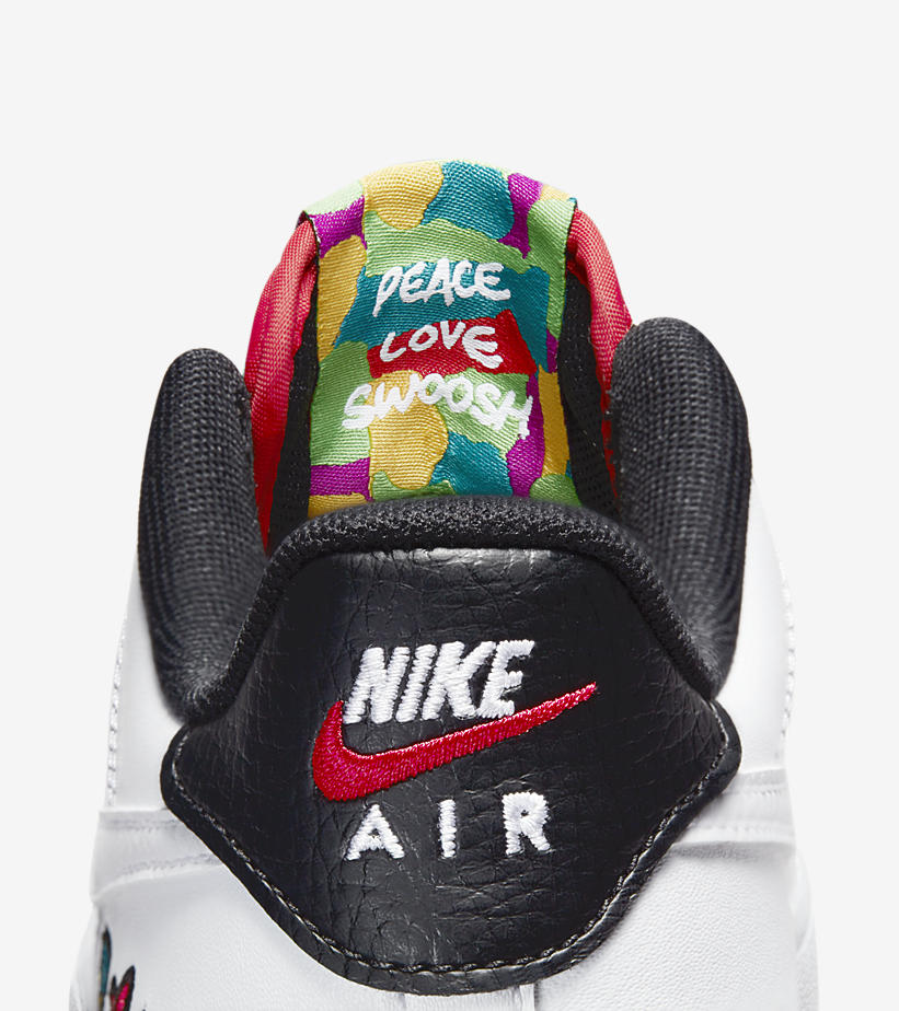 2021年 発売予定！ナイキ エア フォース 1 ロー “ピース,ラブ,スウッシュ (NIKE AIR FORCE 1 LOW “Peace, Love, Swoosh”) [DM8148-100/DM8154-100]