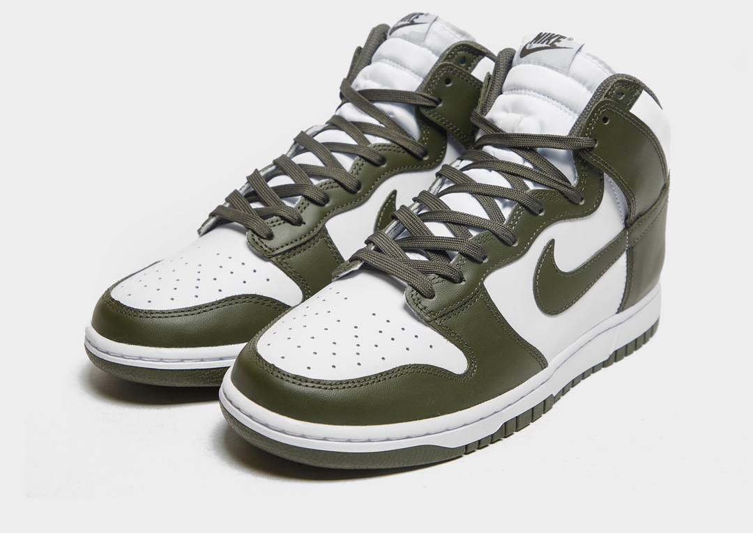 【国内 5/10 発売】ナイキ ダンク ハイ レトロ “ホワイト/カーゴカーキ” (NIKE DUNK HIGH RETRO “White/Cargo Khaki”) [DD1399-107]