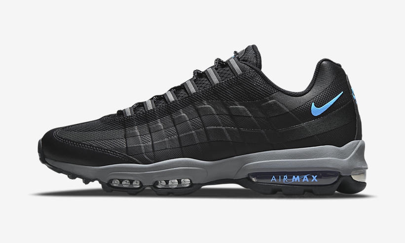 ナイキ エア マックス 95 ウルトラ “ブラック/ブライトブルー” (NIKE AIR MAX 95 ULTRA “Black/Bright Blue”) [DO6705-001]