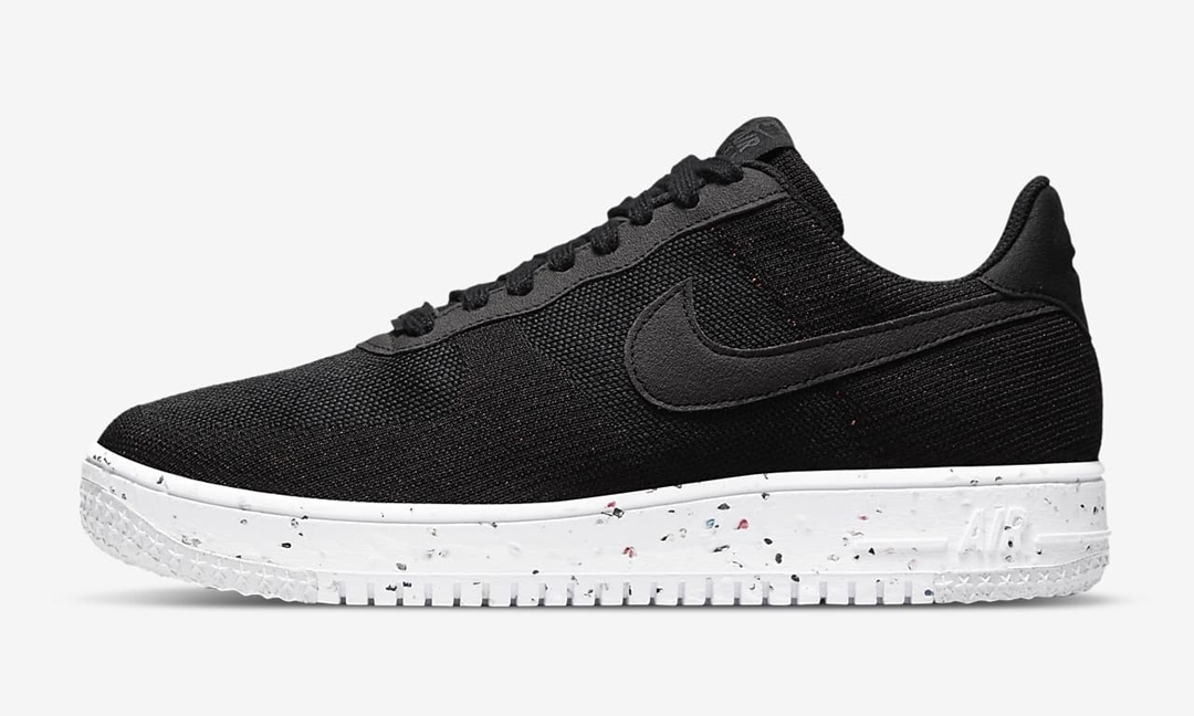 ナイキ エア フォース 1 ロー クレーター フライニット “ブラック/アンスラサイト” (NIKE AIR FORCE 1 LOW CRATER FLYKNIT “Black/Anthracite”) [DC4831-003]