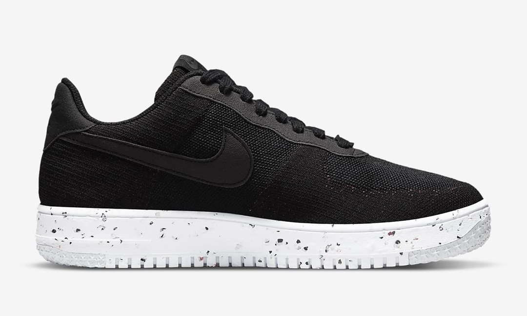 ナイキ エア フォース 1 ロー クレーター フライニット “ブラック/アンスラサイト” (NIKE AIR FORCE 1 LOW CRATER FLYKNIT “Black/Anthracite”) [DC4831-003]