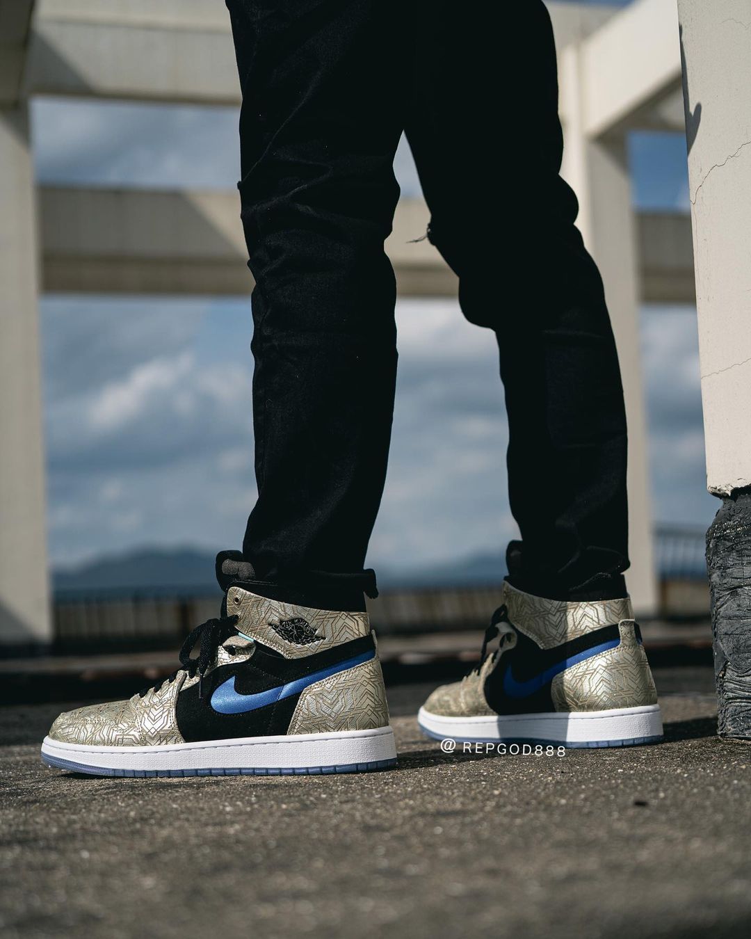 2021年 発売予定！ナイキ エア ジョーダン 1 ハイ ズーム “シルバー/ブラック/ブルー” (NIKE AIR JORDAN 1 HIGH ZOOM “Silver/Black/Blue”) [DQ0659-700]