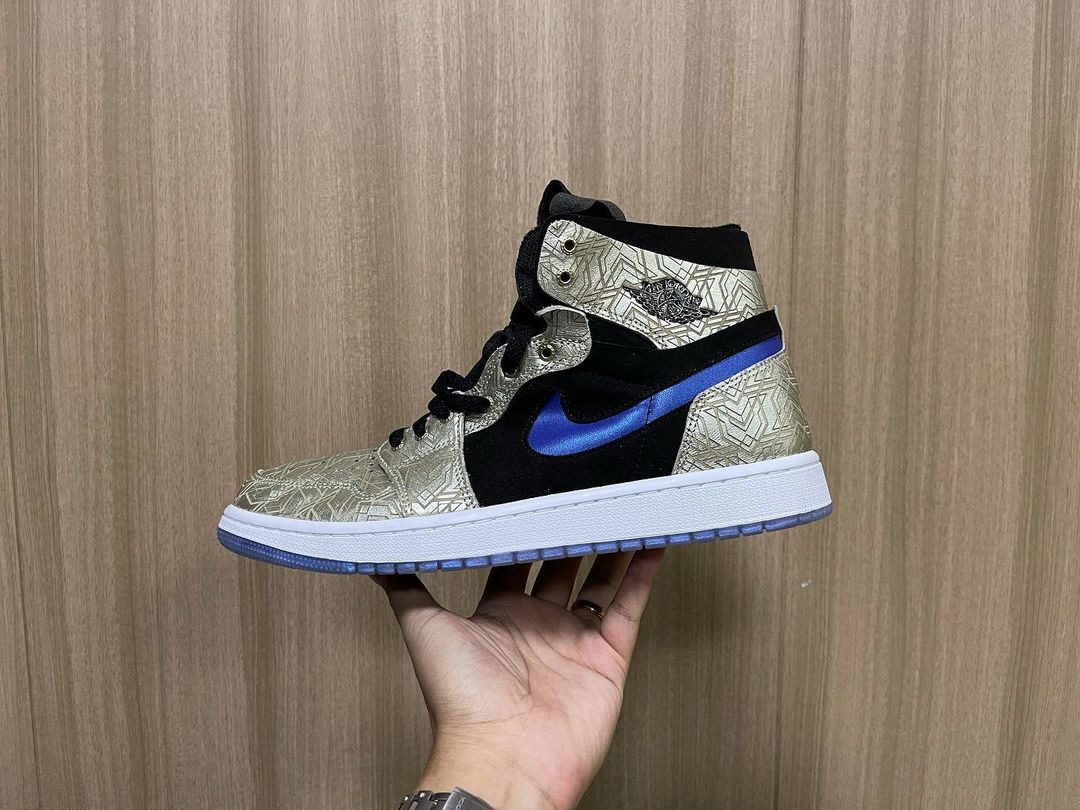 2021年 発売予定！ナイキ エア ジョーダン 1 ハイ ズーム “シルバー/ブラック/ブルー” (NIKE AIR JORDAN 1 HIGH ZOOM “Silver/Black/Blue”) [DQ0659-700]