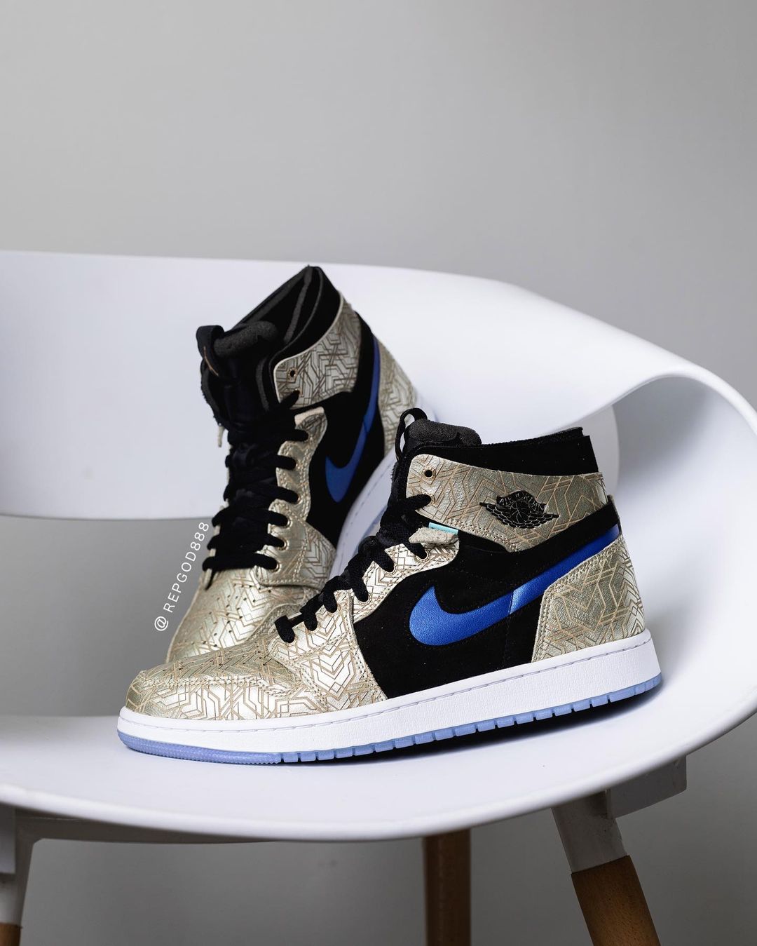 2021年 発売予定！ナイキ エア ジョーダン 1 ハイ ズーム “シルバー/ブラック/ブルー” (NIKE AIR JORDAN 1 HIGH ZOOM “Silver/Black/Blue”) [DQ0659-700]