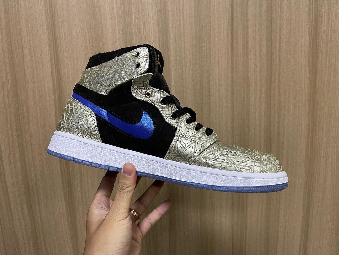 2021年 発売予定！ナイキ エア ジョーダン 1 ハイ ズーム “シルバー/ブラック/ブルー” (NIKE AIR JORDAN 1 HIGH ZOOM “Silver/Black/Blue”) [DQ0659-700]