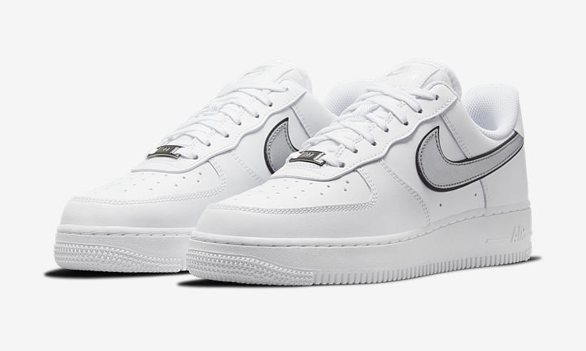 2021年 発売予定！ナイキ エア フォース 1 07 ロー エッセンシャル “ホワイト/メタリックシルバー” (NIKE AIR FORCE 1 07 LOW ESSENTIAL “White/Metallic Silver”) [DD1523-100]