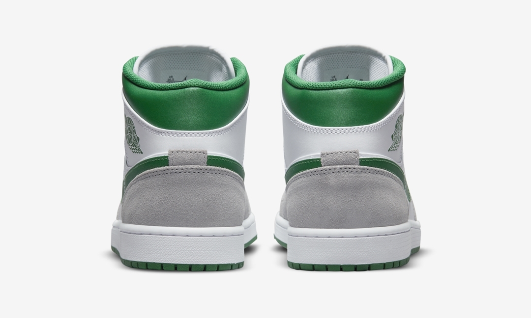 【国内 11/1 発売】ナイキ エア ジョーダン 1 ミッド “ホワイト/グレー/グリーン” (NIKE AIR JORDAN 1 MID “White/Grey/Green”) [DC7294-103]