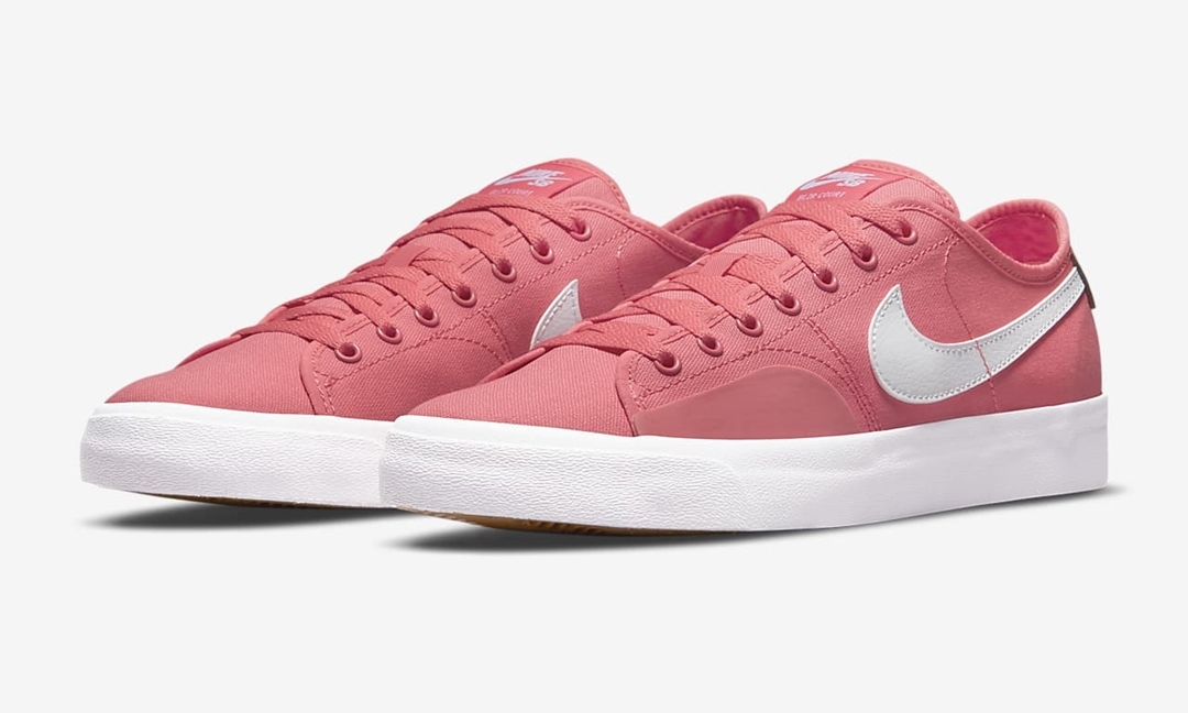 ナイキ SB ブレーザー コート “ピンクソルト/ホワイト” (NIKE SB BLAZER COURT “Pink Salt/White”) [CV1658-602]