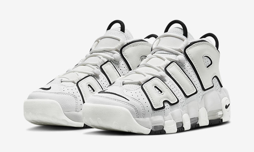 【国内 1/8 発売】ナイキ ウィメンズ エア モア アップテンポ “ホワイト/ブラック” (NIKE WMNS AIR MORE UPTEMPO “White/Black”) [DO6718-100]