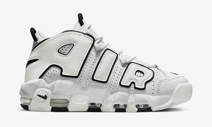 【国内 1/8 発売】ナイキ ウィメンズ エア モア アップテンポ “ホワイト/ブラック” (NIKE WMNS AIR MORE UPTEMPO “White/Black”) [DO6718-100]