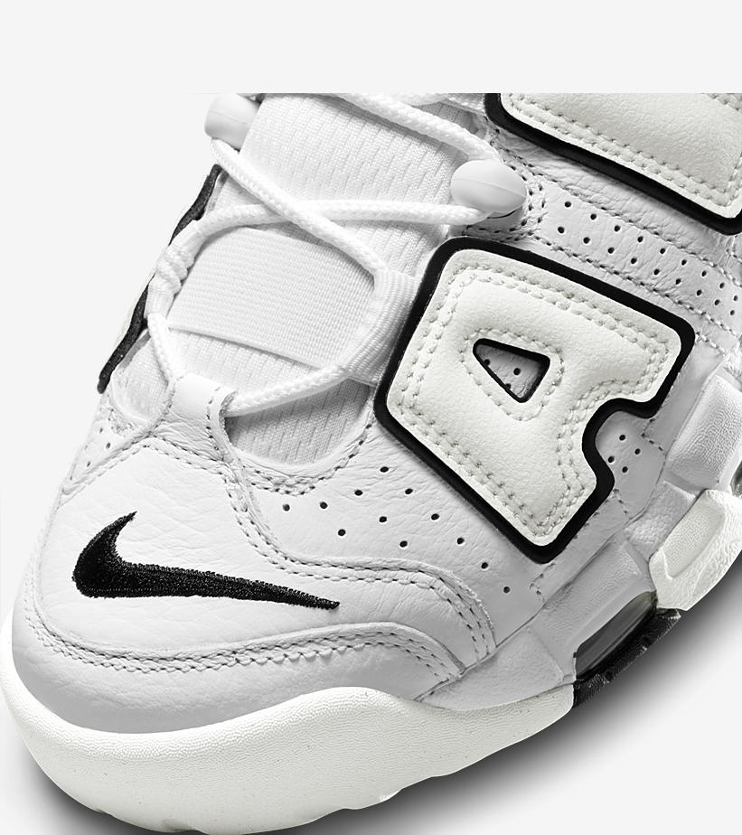 【国内 1/8 発売】ナイキ ウィメンズ エア モア アップテンポ “ホワイト/ブラック” (NIKE WMNS AIR MORE UPTEMPO “White/Black”) [DO6718-100]