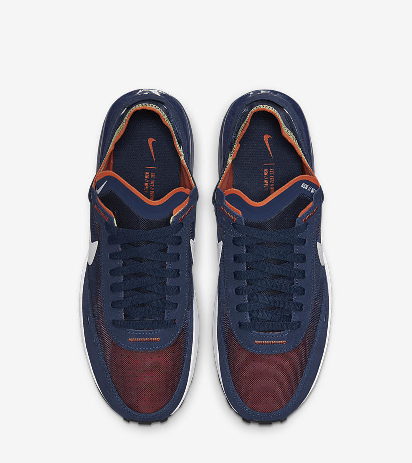 ナイキ ワッフル ワン “ミッドナイトネイビー/ホワイト/オレンジメロンティント” (NIKE WAFFLE ONE “Midnight Navy/White/Orange Melon Tint”) [DA7995-401]