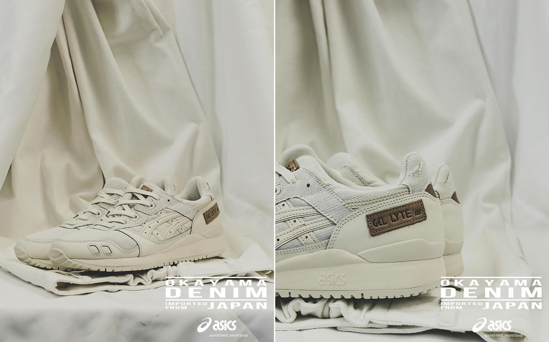 8/20 発売！日本の伝統工芸である「岡山デニム」を採用した ASICS GEL-LYTE III OG “WHITE DENIM” (アシックス ゲルライト 3 OG “ホワイトデニム”) [1201A530.100]