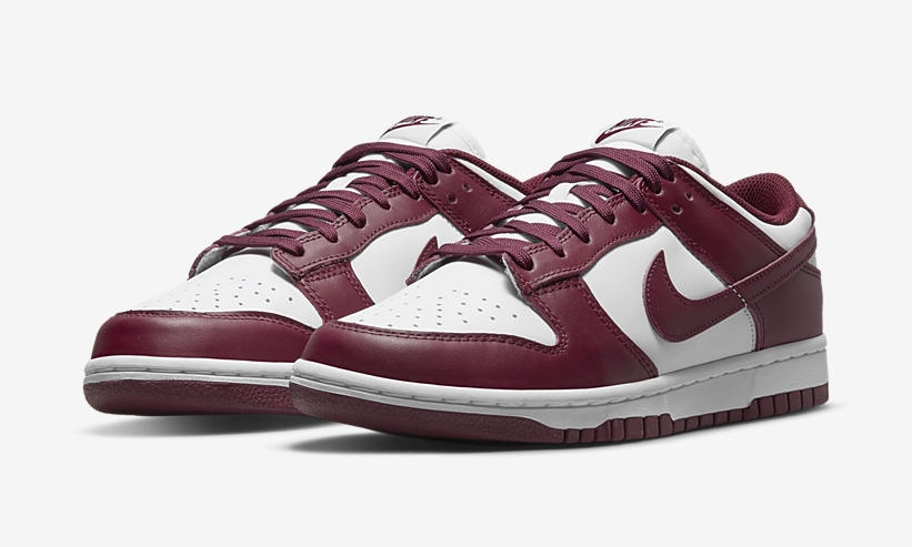 海外 9/3 発売予定！ナイキ ウィメンズ ダンク ロー “ホワイト/ボルドー” (NIKE WMNS DUNK LOW “White/Bordeaux”) [DD1503-108]