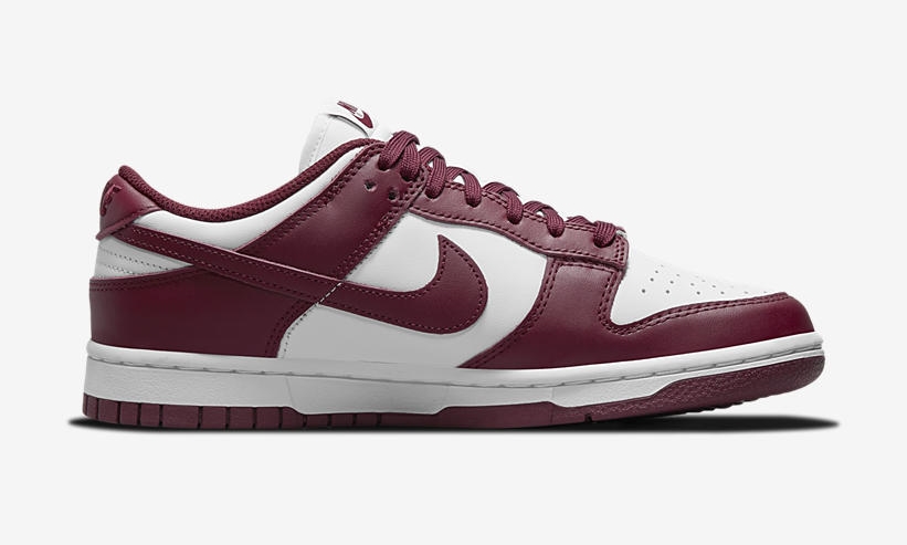 海外 9/3 発売予定！ナイキ ウィメンズ ダンク ロー “ホワイト/ボルドー” (NIKE WMNS DUNK LOW “White/Bordeaux”) [DD1503-108]