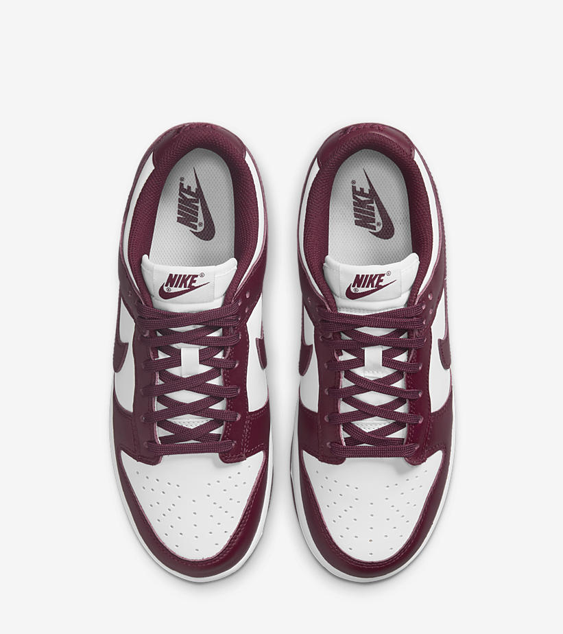 海外 9/3 発売予定！ナイキ ウィメンズ ダンク ロー “ホワイト/ボルドー” (NIKE WMNS DUNK LOW “White/Bordeaux”) [DD1503-108]