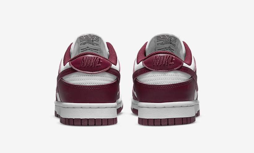 海外 9/3 発売予定！ナイキ ウィメンズ ダンク ロー “ホワイト/ボルドー” (NIKE WMNS DUNK LOW “White/Bordeaux”) [DD1503-108]