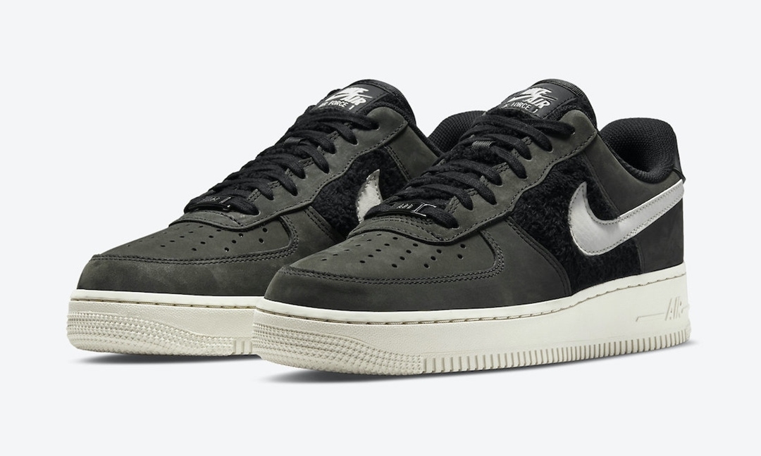 2021年 発売予定！ナイキ エア フォース 1 07 ロー “ブラック/ライトボーン” (NIKE AIR FORCE 1 07 LOW “Black/Light Bone”) [DO6714-001]