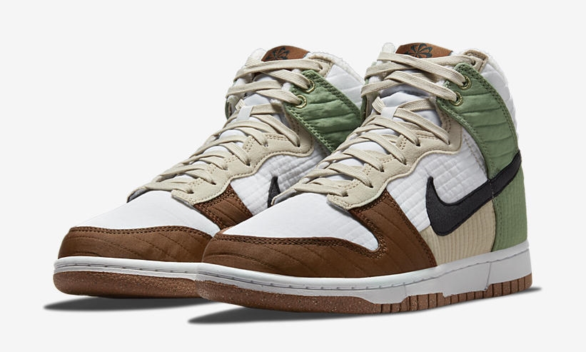 2021年 発売予定！ナイキ ダンク ハイ “トースト/サミットホワイト/オイルグリーン/ラタン” (NIKE DUNK HIGH “Toasty/Summit White/Oil Green/Rattan”) [DN9909-100]