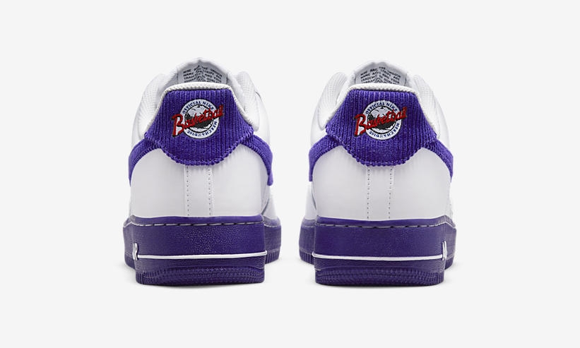 【国内 11/29 発売】ナイキ エア フォース 1 07 ロー “バスケットボール/ホワイト/パープル” (NIKE AIR FORCE 1 07 LOW EMB “Basketball/White/Purple”) [DB0264-100]
