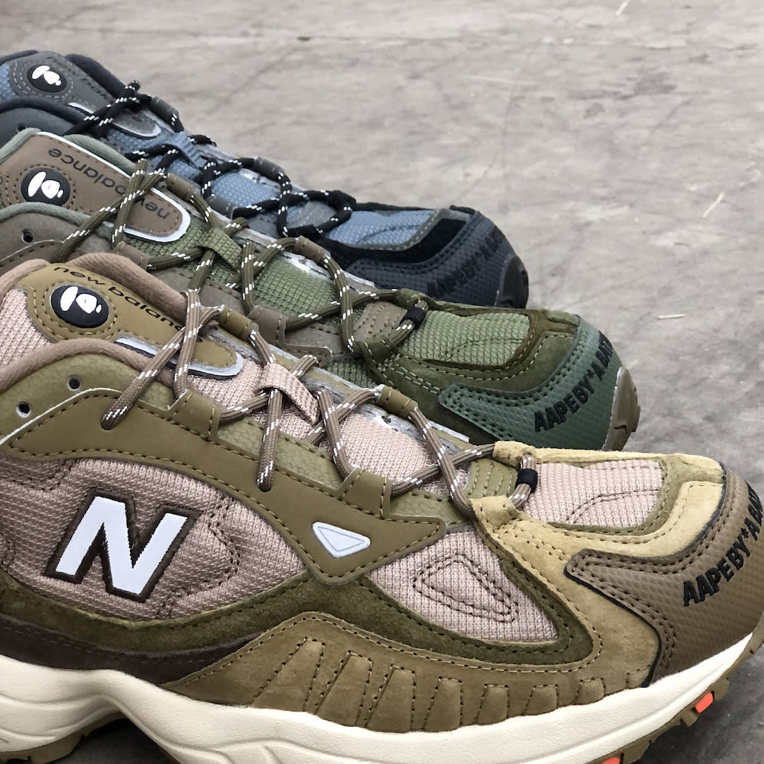 国内 9/25 発売予定！A BATHING APE/AAPE × New Balance ML703 (ア ベイシング エイプ ニューバランス)