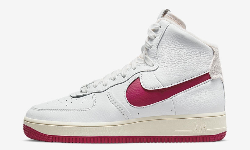 【国内 11/20 発売】ナイキ エア フォース 1 ハイ スカルプト “サミットホワイト/ジムレッド” (NIKE AIR FORCE 1 HIGH SCULPT “Summit White/Gym Red”) [DC3590-100]