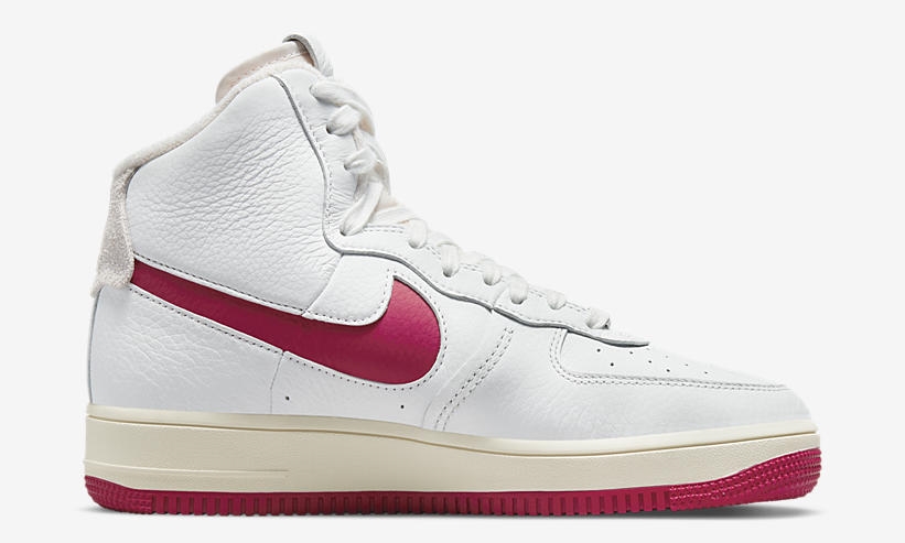 【国内 11/20 発売】ナイキ エア フォース 1 ハイ スカルプト “サミットホワイト/ジムレッド” (NIKE AIR FORCE 1 HIGH SCULPT “Summit White/Gym Red”) [DC3590-100]