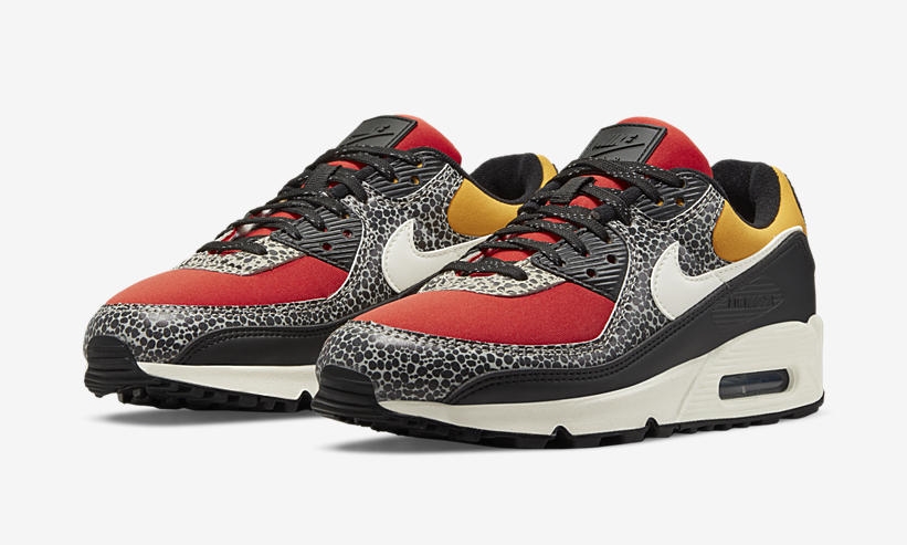12 4 90 SE NIKE AIR MAX 90 SE Safari Chile Red Pollen DC9446 001 Fullress
