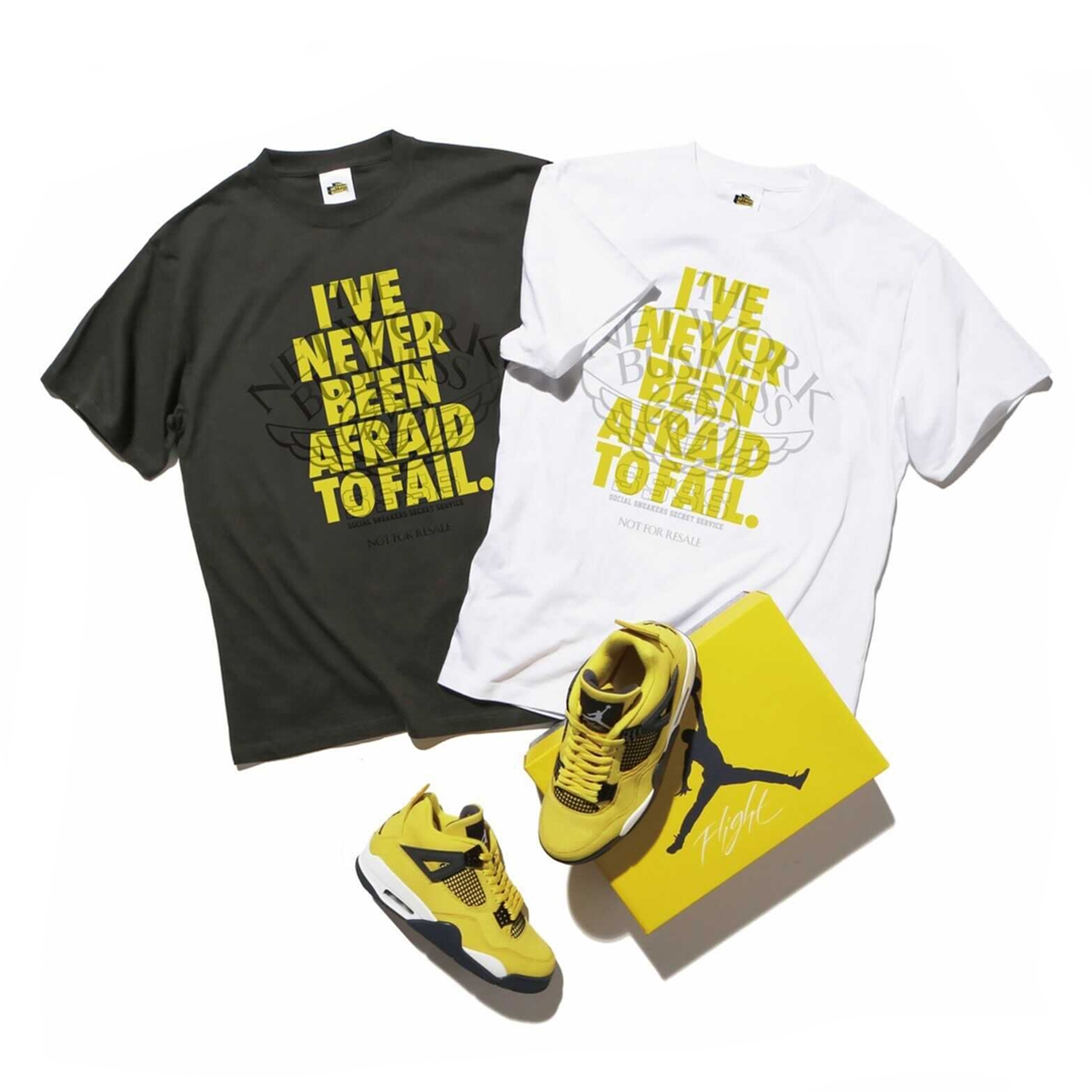 THE NETWORK BUSINESSからNIKE AIR JORDAN 4 RETRO “Tour Yellow"の発売に合わせたアイテムが8/28 発売 (ザ・ネットワークビジネス)