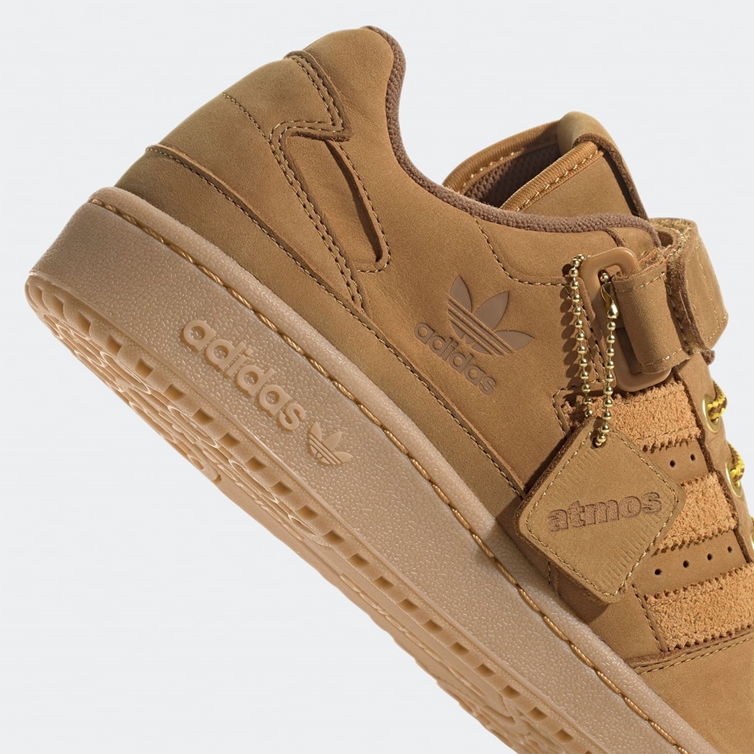 【国内 10/30 発売】atmos x adidas Originals FORUM LOW “Wheat” (アトモス アディダス オリジナルス フォーラム ロー “ウィート”) [GX3953]