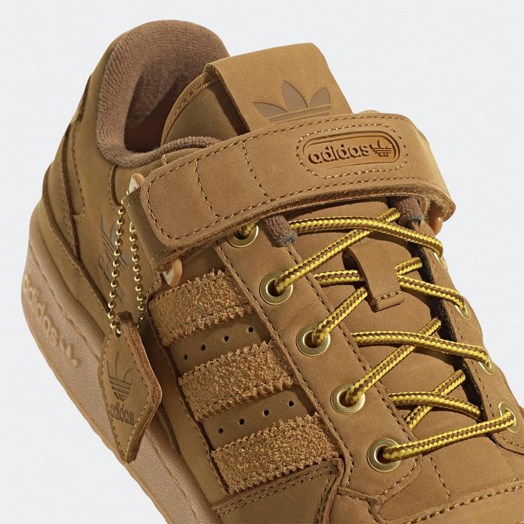 【国内 10/30 発売】atmos x adidas Originals FORUM LOW “Wheat” (アトモス アディダス オリジナルス フォーラム ロー “ウィート”) [GX3953]