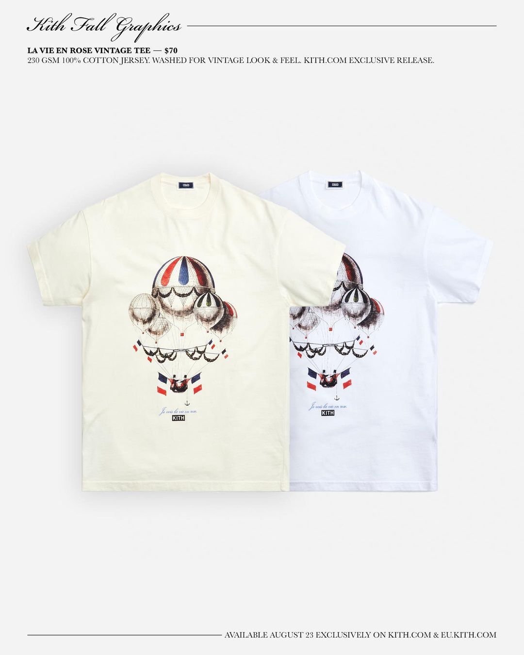 【Kith Fall Graphics Tees】KITH MONDAY PROGRAM 2021年 第29弾が8/23 発売 (キス)