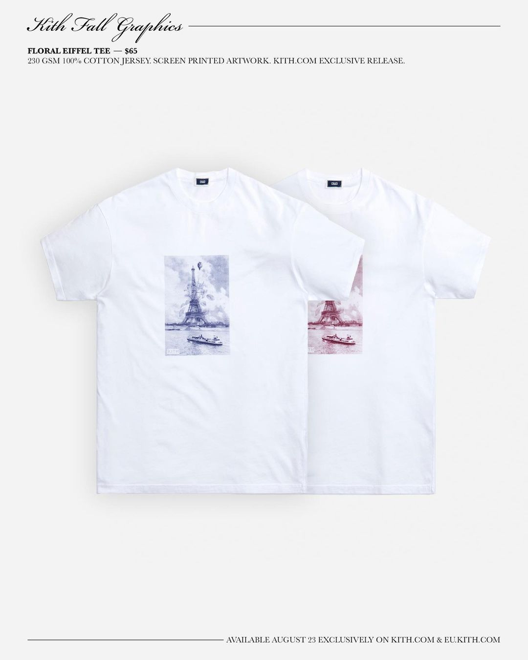 【Kith Fall Graphics Tees】KITH MONDAY PROGRAM 2021年 第29弾が8/23 発売 (キス)