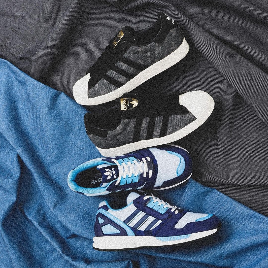 8/28 発売！atmos × adidas Originals ZX 8000/SUPERSTAR “DENIM PACK” (アトモス アディダス オリジナルス スーパースター/ゼットエックス “デニムパック”) [GW3470/GW3502]