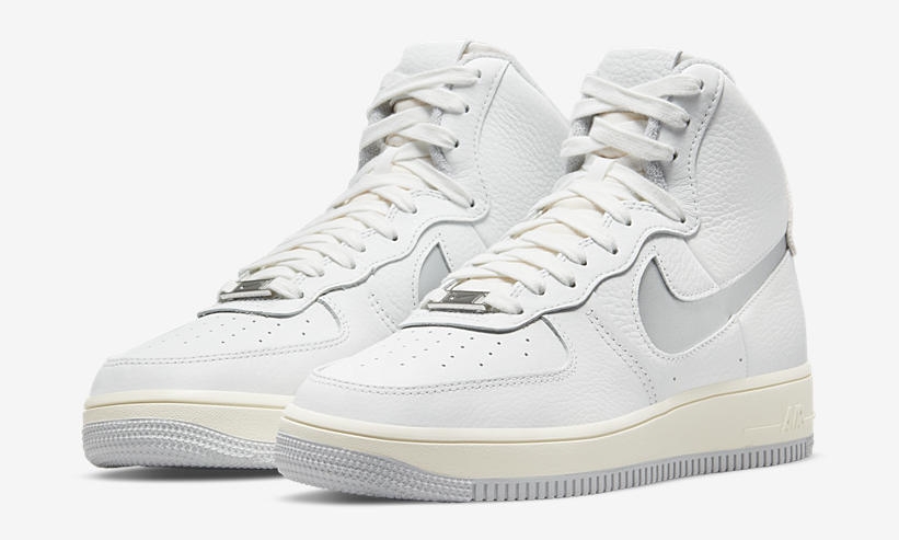 2021年 発売予定！ナイキ エア フォース 1 ハイ ストラップレス "サミットホワイト/ライトスモークグレー" (NIKE AIR FORCE 1 HIGH STRAPLESS "Summit White/Light Smoke Grey") [DC3590-101]