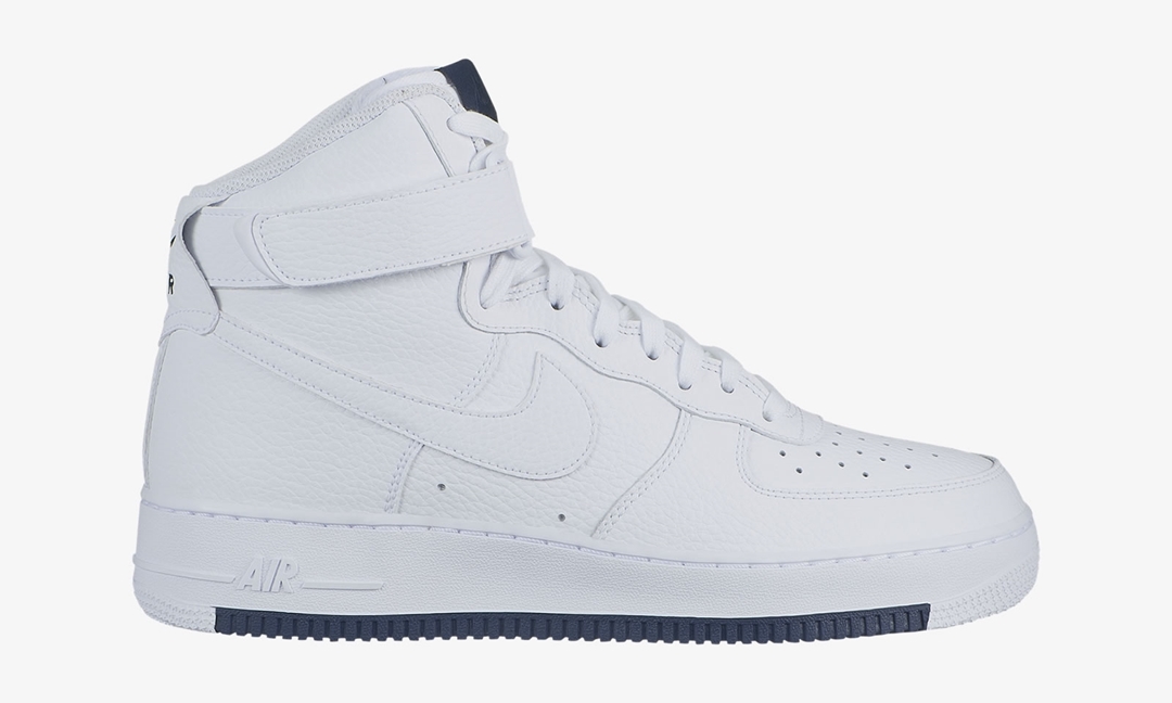 ナイキ エア フォース 1 ハイ 07 1 “ホワイト/ネイビー” (NIKE AIR FORCE 1 HIGH 07 1 “White/Navy”) [AO2440-100]