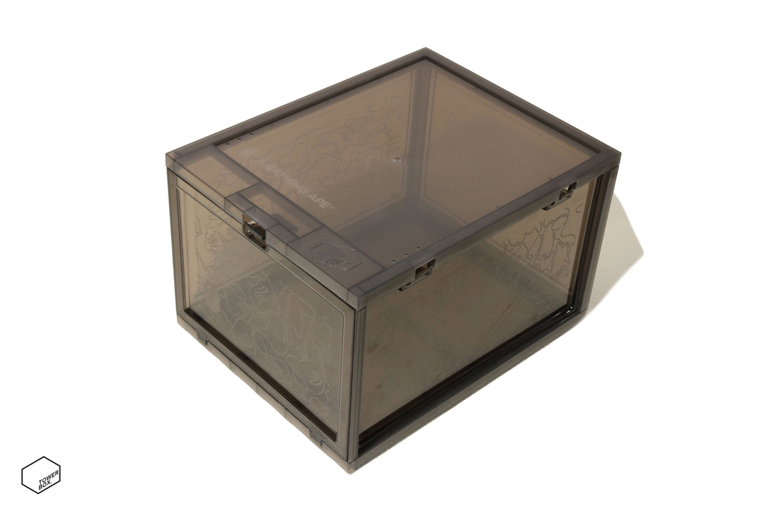 A BATHING APE × TOWER BOX スニーカー収納ボックスのコラボレーションが8/28 発売 (ア ベイシング エイプ タワーボックス)