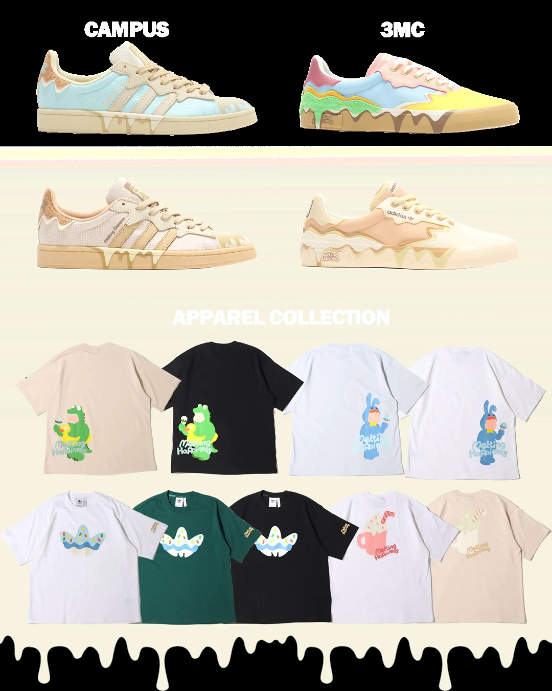 【8/28 発売】adidas Originals × Melting Sadness “Melting Icecream” (アディダス オリジナルス メルティング マッドネス “メルティングアイスクリーム”)