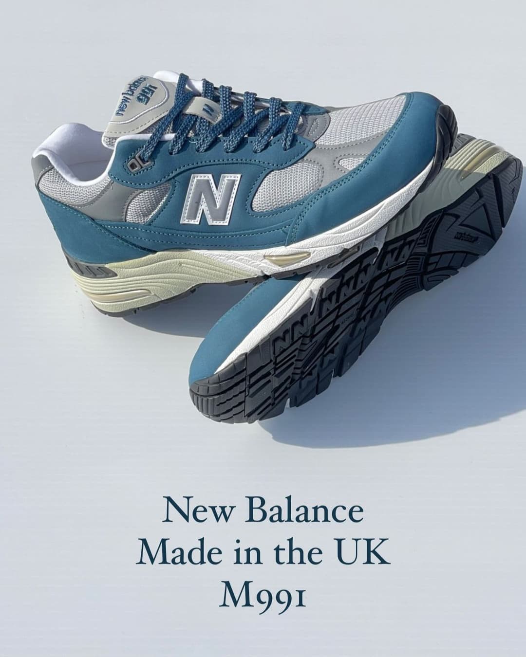 New Balance M991 BSG "Grey/Blue" (ニューバランス "グレー/ブルー")