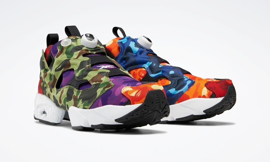 海外 9/1 発売予定！A BATHING APE × REEBOK INSTA PUM FURY/CLUB C 85 (ア ベイシング エイプ リーボック インスタ ポンプ フューリー/クラブ C) [Q47367/Q47370]