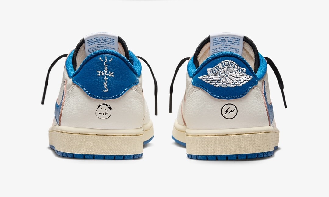 【国内 2025年 11/8 発売予定】FRAGMENT × Travis Scott × NIKE AIR JORDAN 1 OG LOW “Sail/Military Blue” (フラグメント トラヴィス・スコット ナイキ エア ジョーダン 1 OG ロー “セイル/ミリタリーブルー”) [DM7866-104]