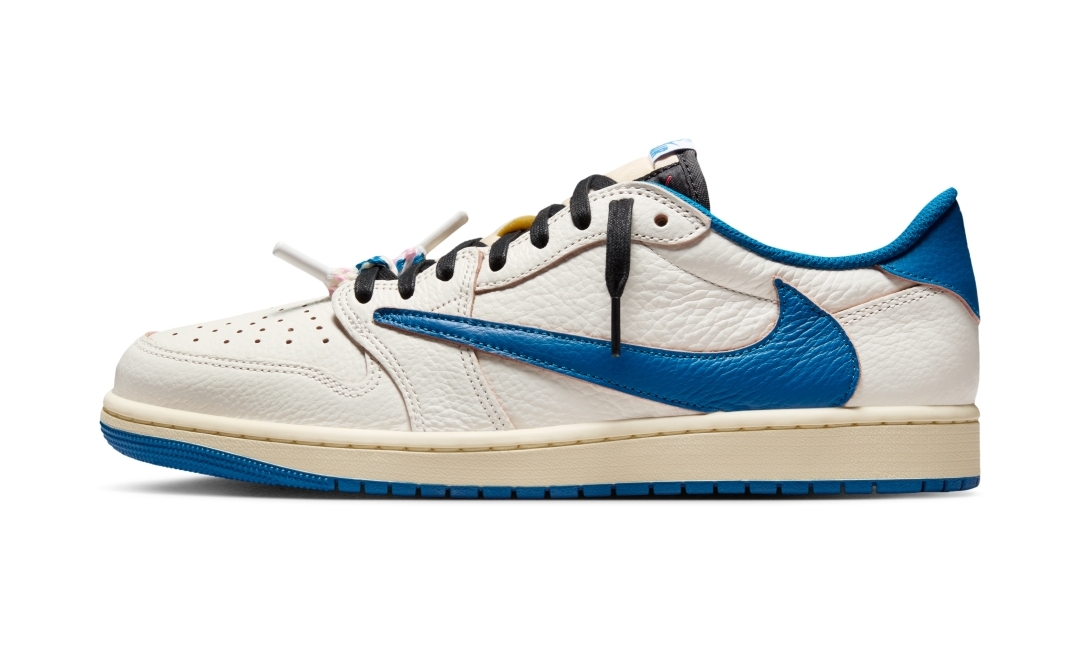 【国内 2025年 11/8 発売予定】FRAGMENT × Travis Scott × NIKE AIR JORDAN 1 OG LOW “Sail/Military Blue” (フラグメント トラヴィス・スコット ナイキ エア ジョーダン 1 OG ロー “セイル/ミリタリーブルー”) [DM7866-104]